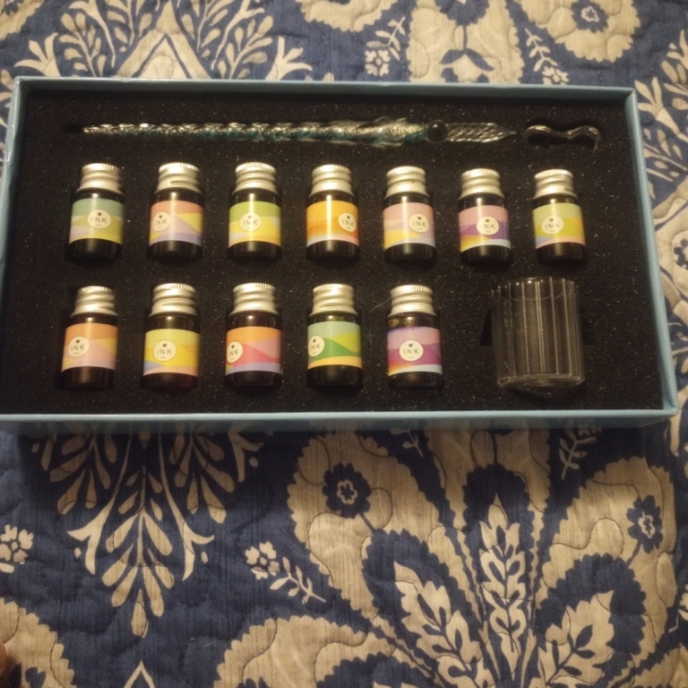 Glass Calligraphy Pen Set